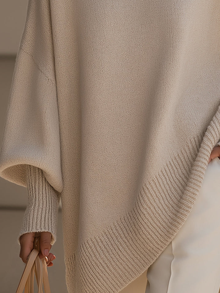 Clarisse | Løs sweater med bred krave