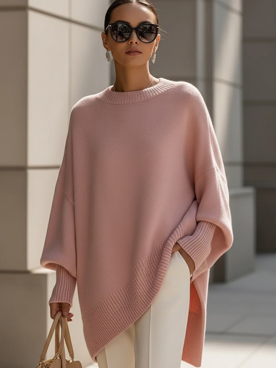 Clarisse | Løs sweater med bred krave