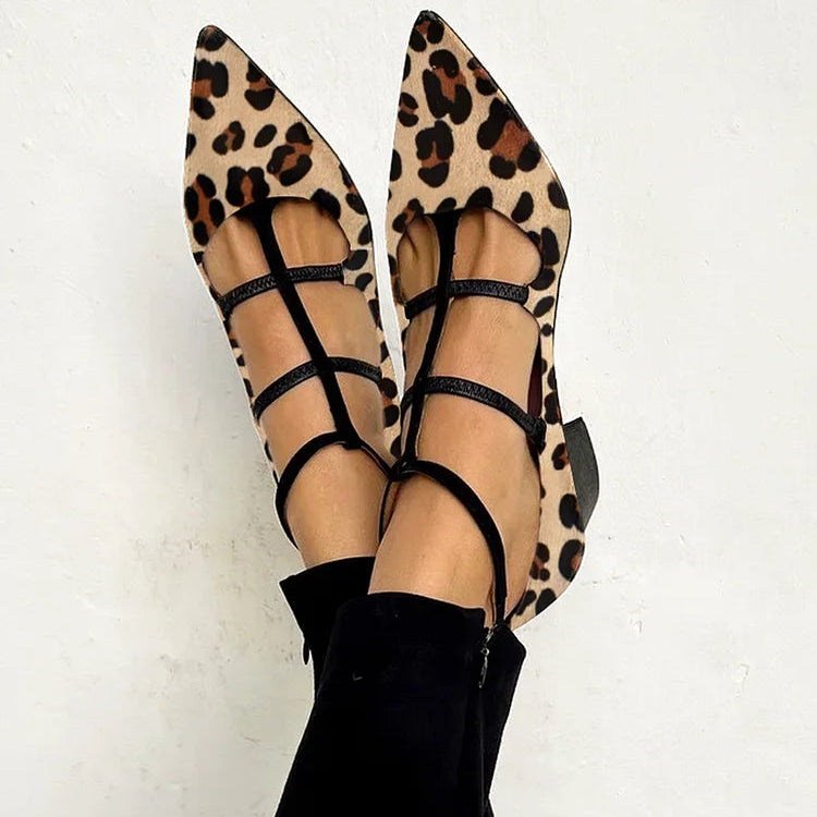 Bridget | Pumps med leopardrem