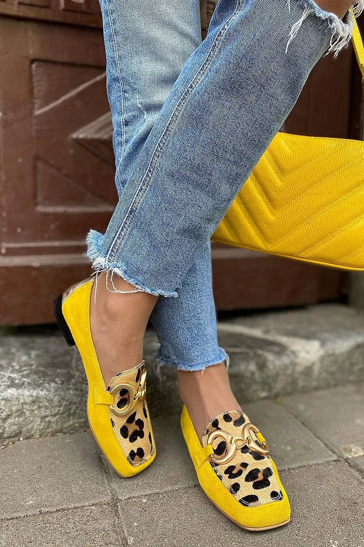 STELLE - Loafers med dyreprint