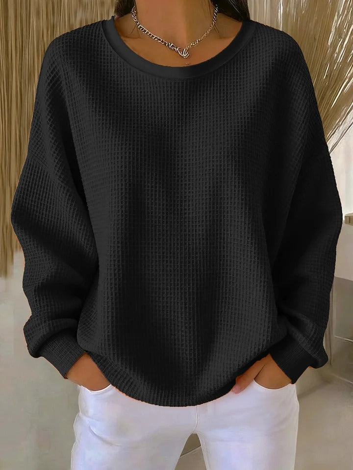 Nuria | Klassisk sweater med struktur