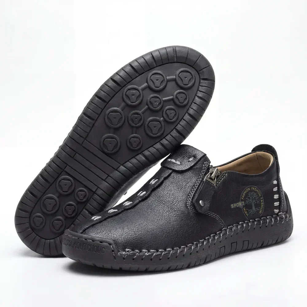Florence | Polstrede loafers med lynlås