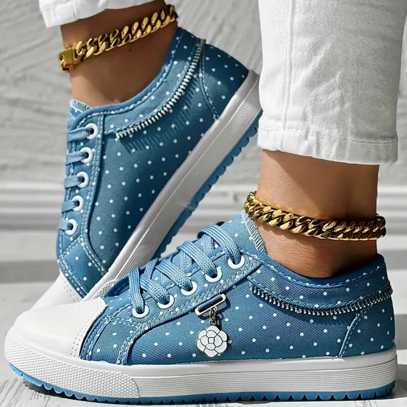 Adelaide | Sneakers med blondedetaljer