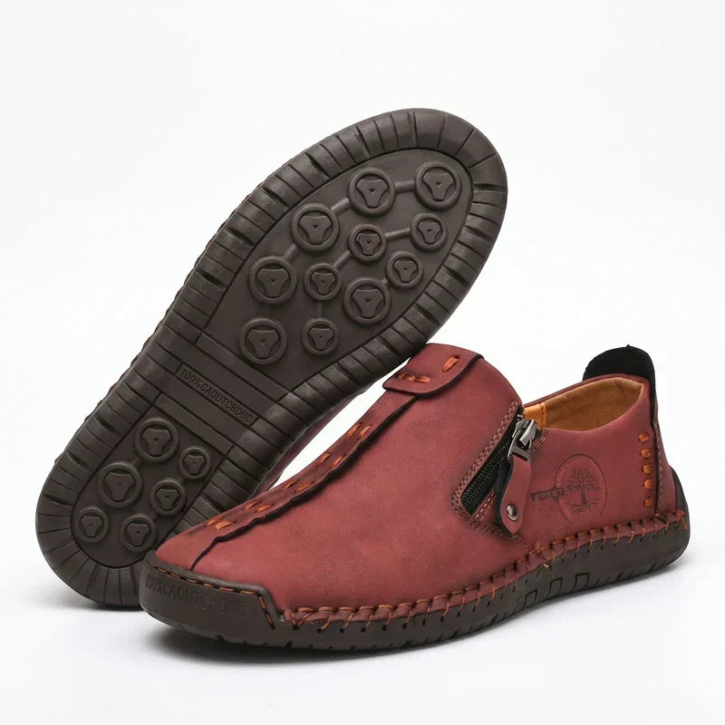 Florence | Polstrede loafers med lynlås
