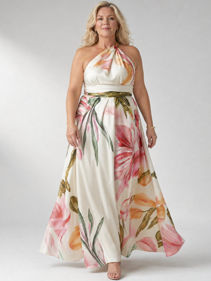Amiel | Let blomstret maxikjole