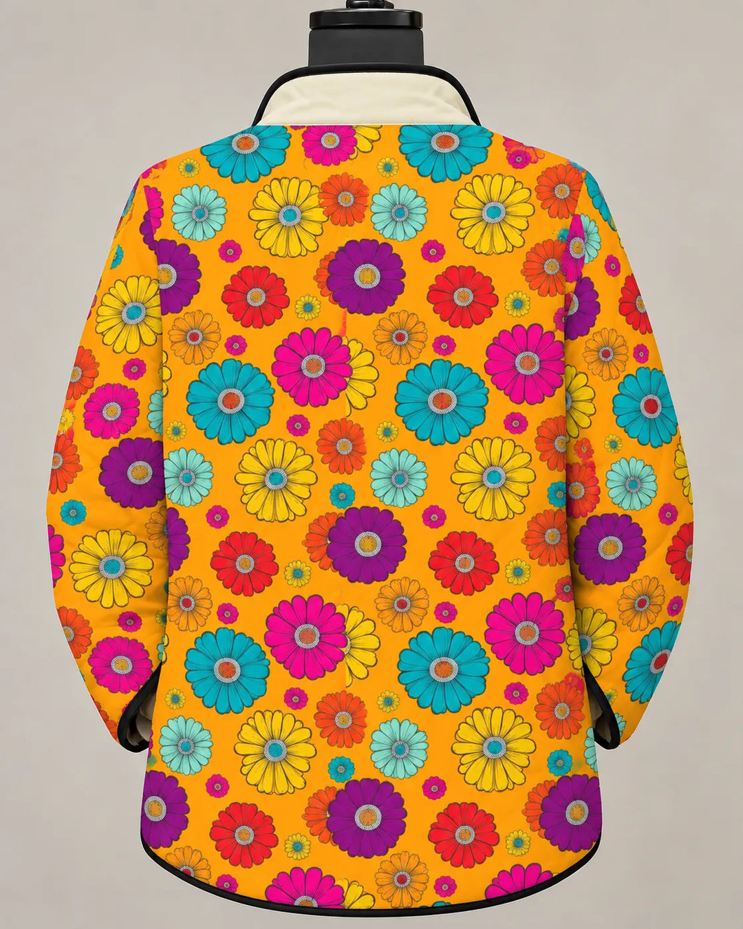 Marigold | Glad jakke med blomsterprint