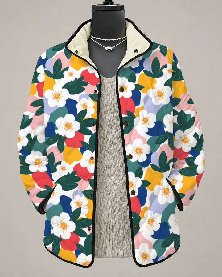 Eliana | Moderne jakke med botanisk print