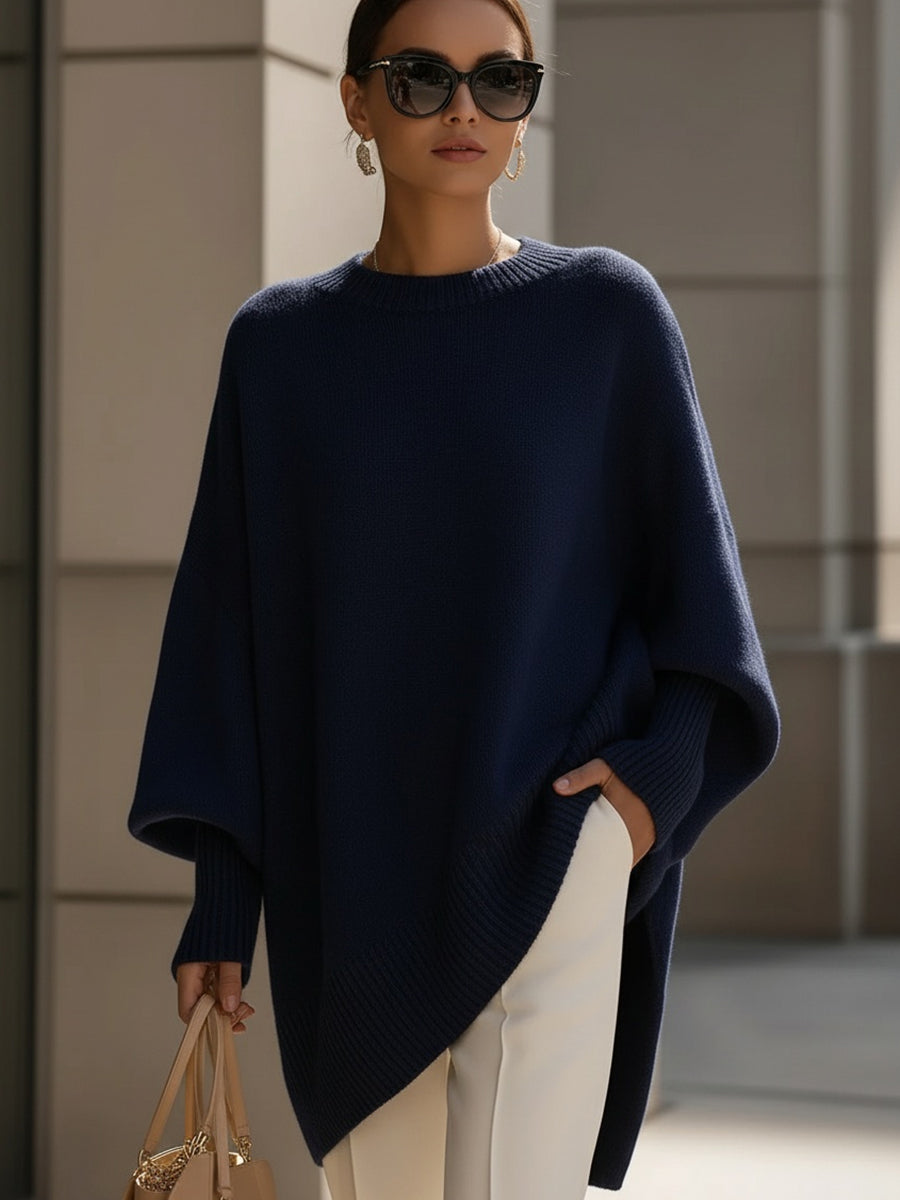 Clarisse | Løs sweater med bred krave