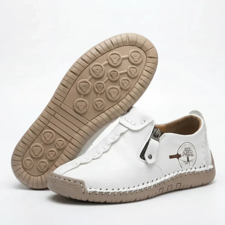 Florence | Polstrede loafers med lynlås