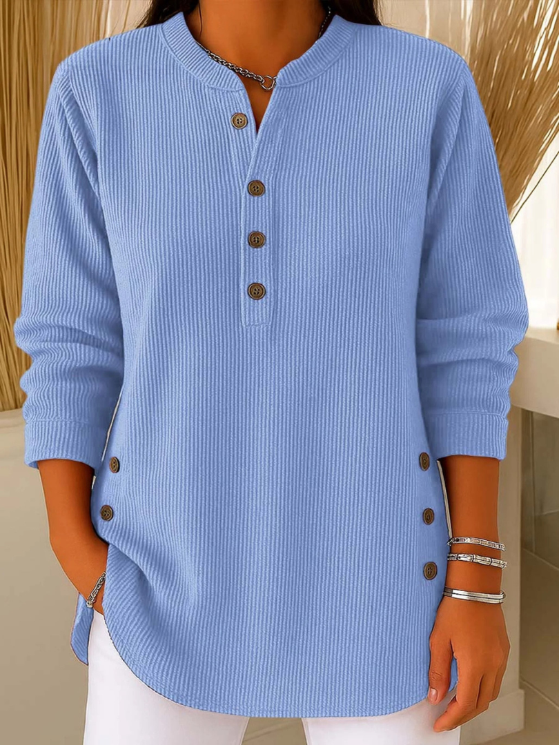 Nieves | Henley-tunika med knapper