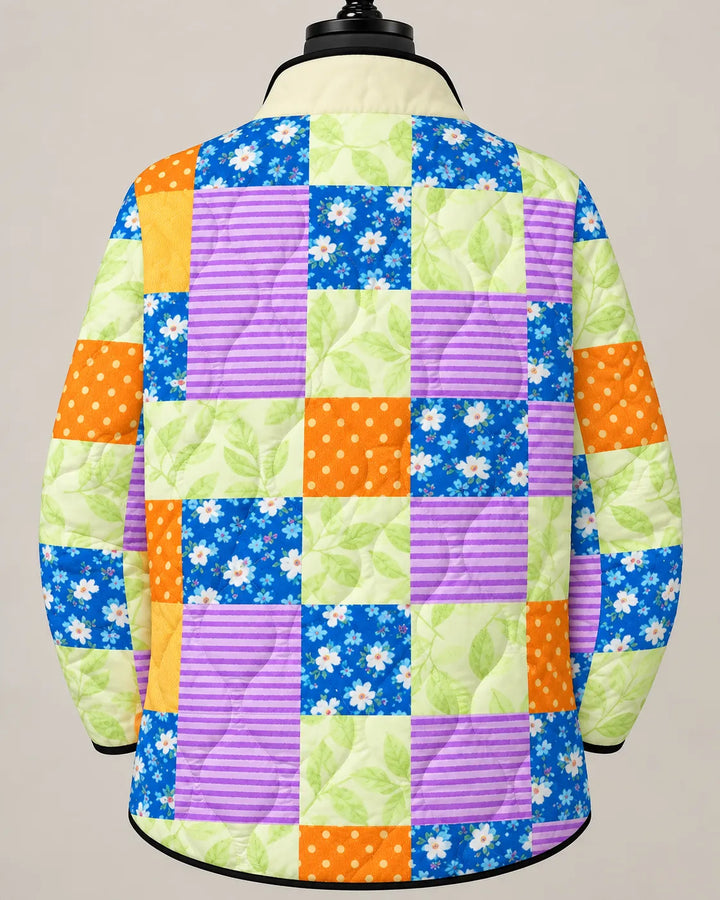 Elowen | Quiltet patchworkjakke
