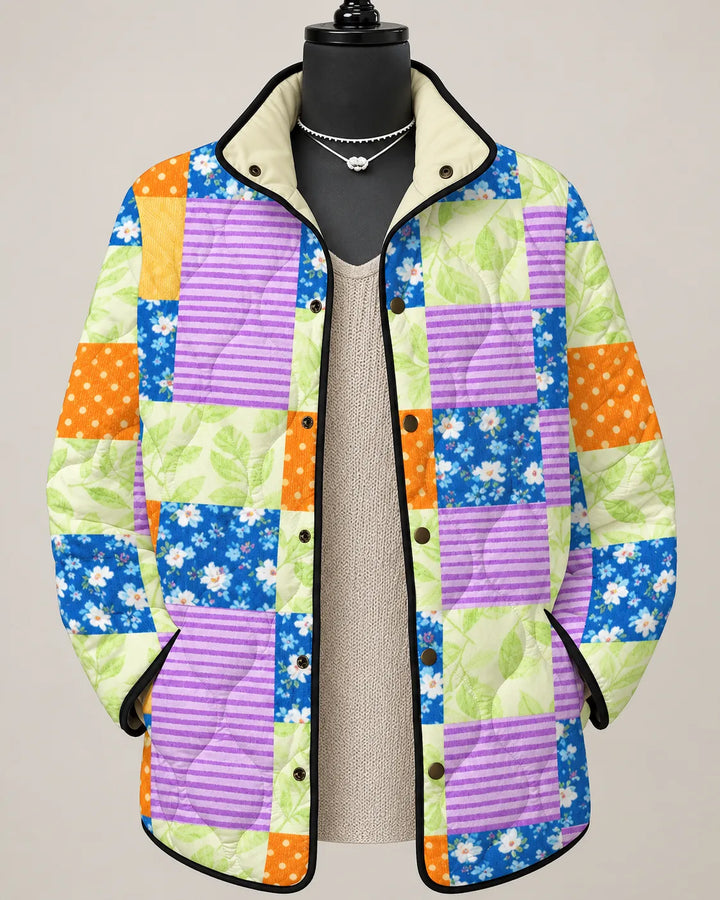 Elowen | Quiltet patchworkjakke
