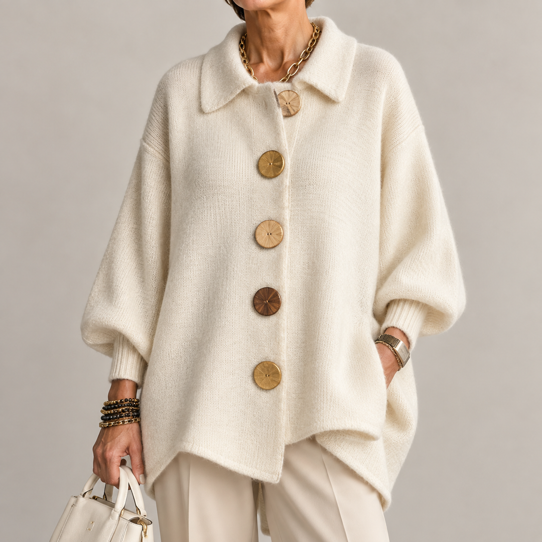 Ardelle™ | Oversized cardigan med krave