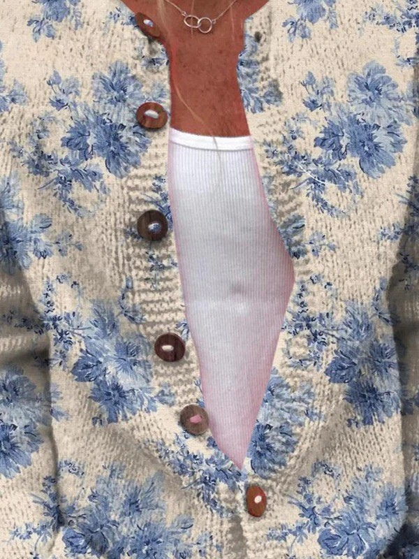 Daysie™ | Vintage strikcardigan