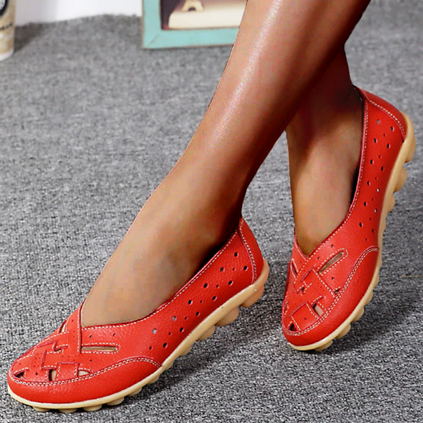 Enid | Åndbare læderloafers