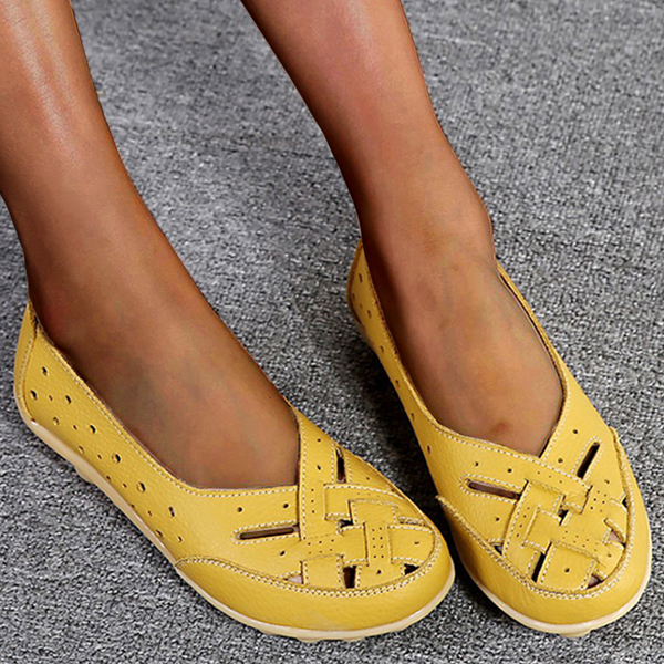 Enid | Åndbare læderloafers