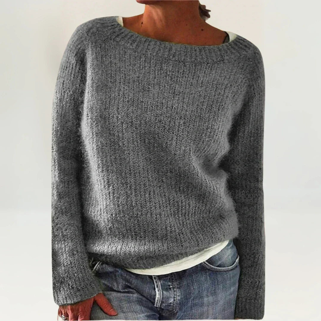 Suzy | Hyggesweater – Grå