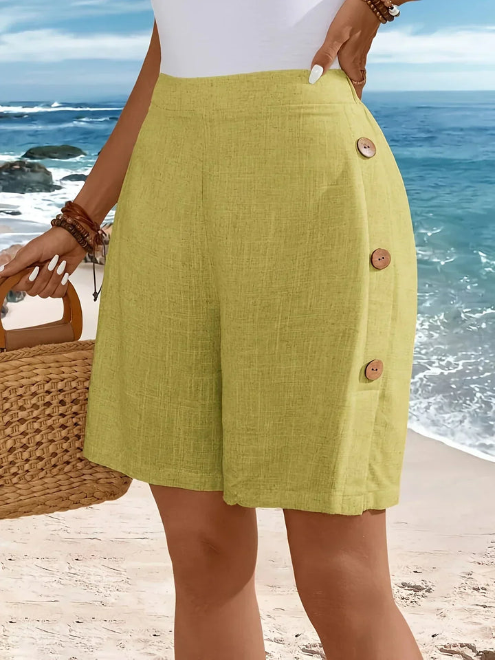 WHITNEY™ - LETTE ÅNDBARE SOMMERSHORTS MED FLOT FALD