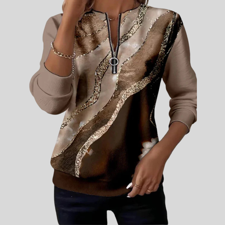 Nirvelle | Sweatshirt med vintageprint