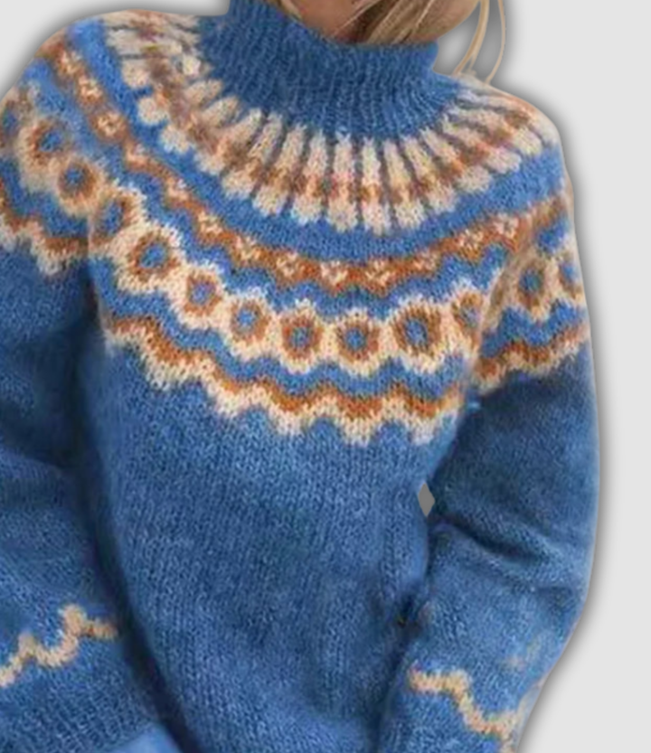 Seraphine | Retro-rullekravesweater