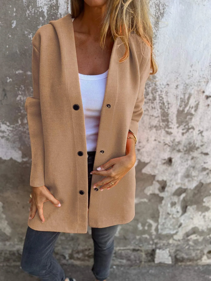 Lykke – Blød cardigan med hætte