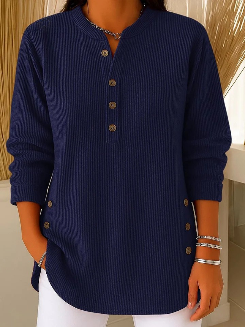 Nieves | Henley-tunika med knapper