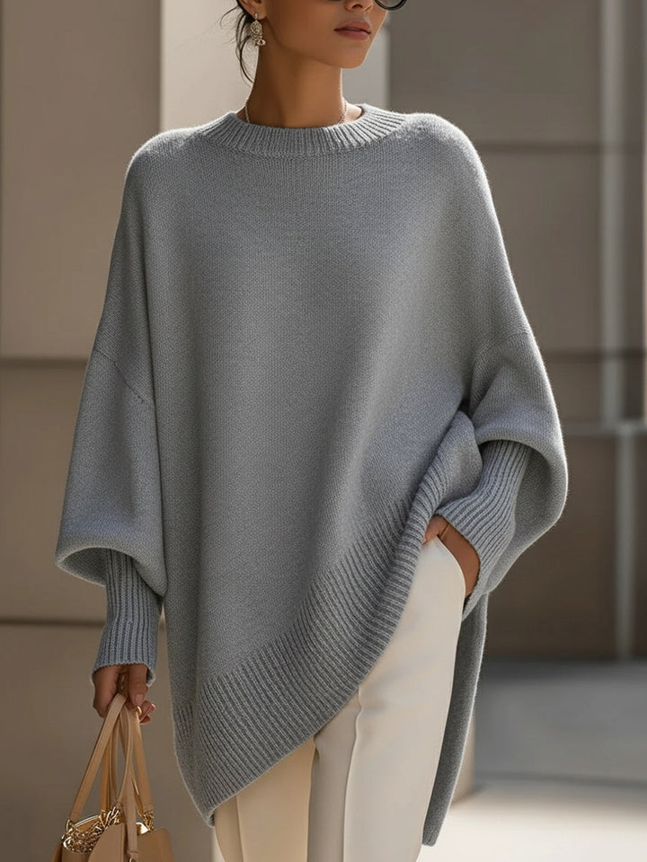 Clarisse | Løs sweater med bred krave