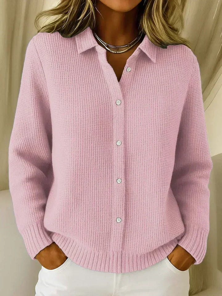 Carmela | Struktureret cardigan med knapper