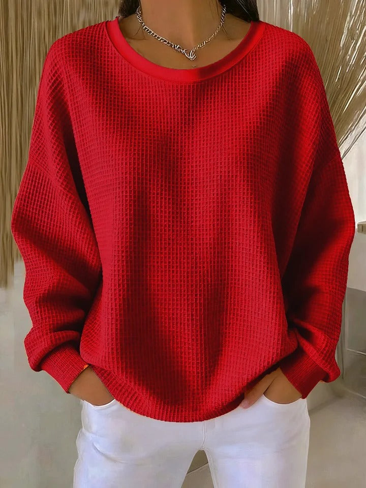 Nuria | Klassisk sweater med struktur