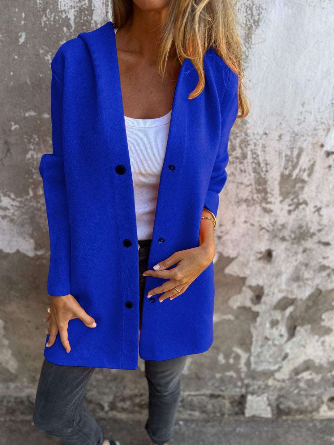 Lykke – Blød cardigan med hætte