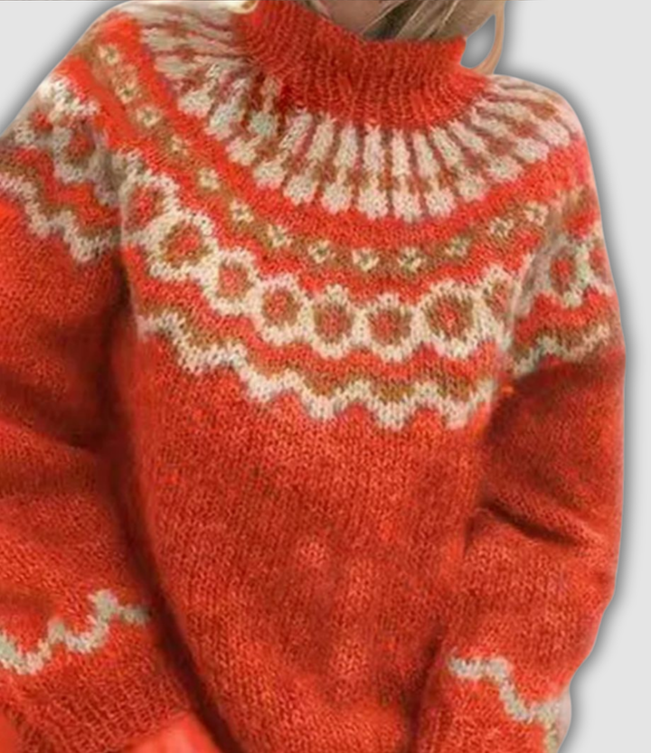 Seraphine | Retro-rullekravesweater