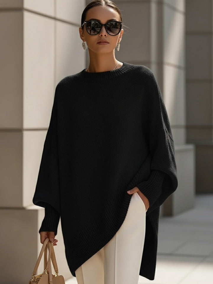 Clarisse | Løs sweater med bred krave