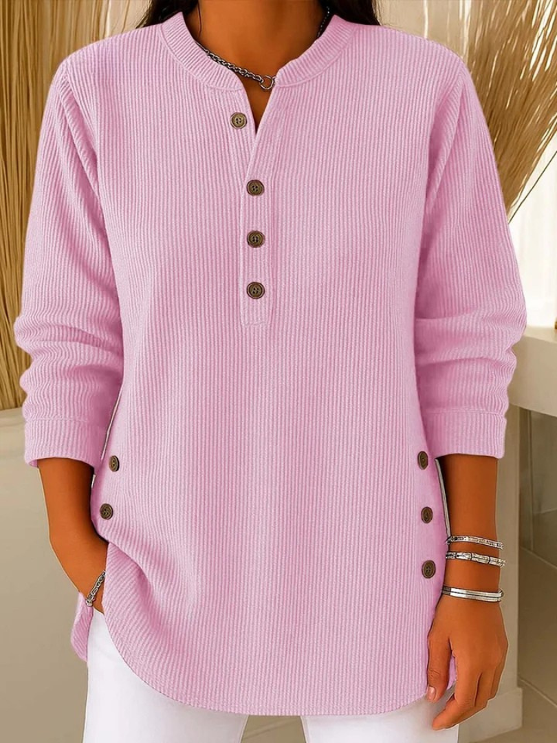 Nieves | Henley-tunika med knapper