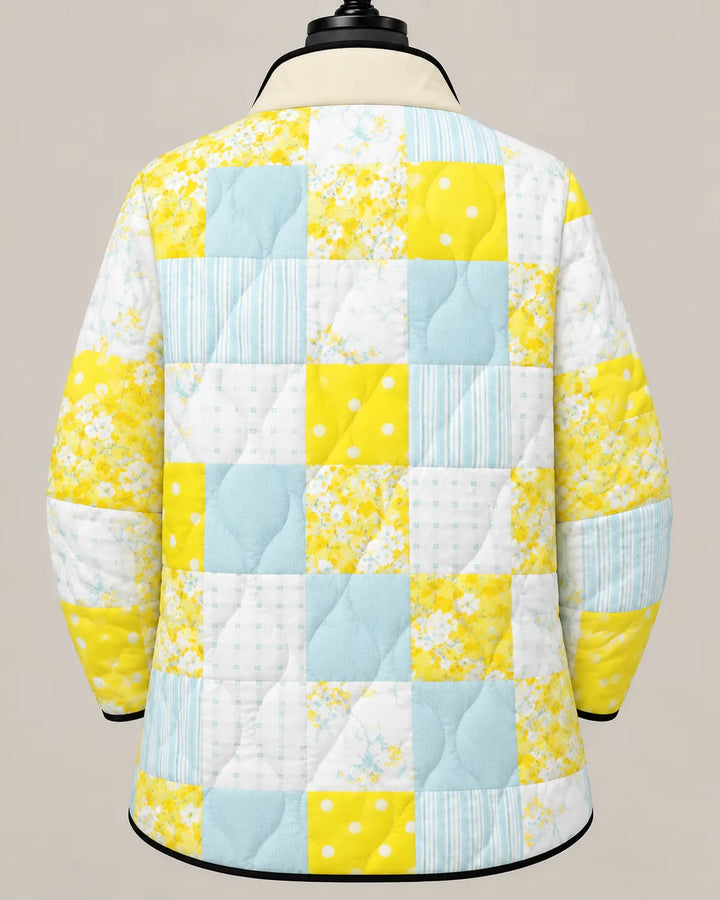 Elowen | Quiltet patchworkjakke i soldesign