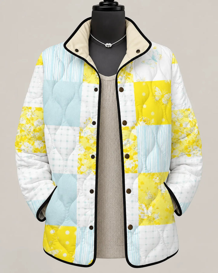 Elowen | Quiltet patchworkjakke i soldesign