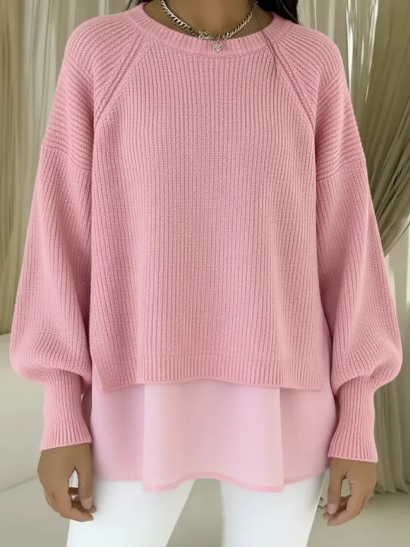 Casilda | Sweater med lag-på-lag-look