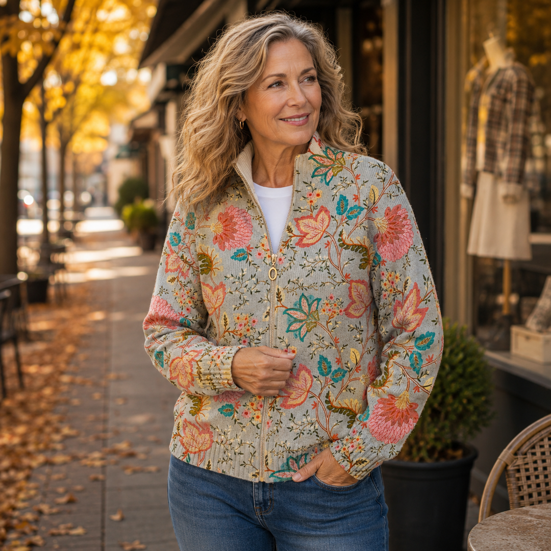 Xanthe™ | Vintage blomsterhave-print