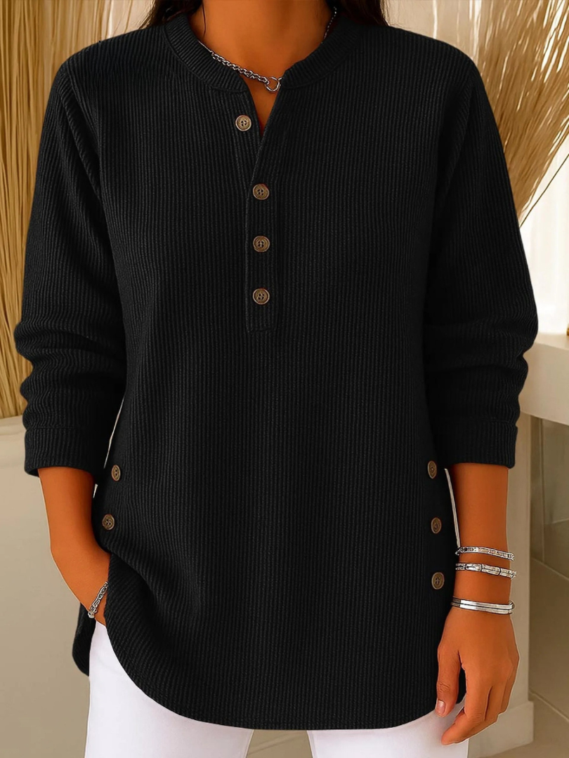 Nieves | Henley-tunika med knapper