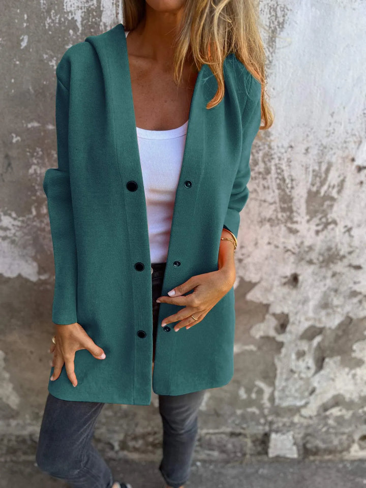 Lykke – Blød cardigan med hætte