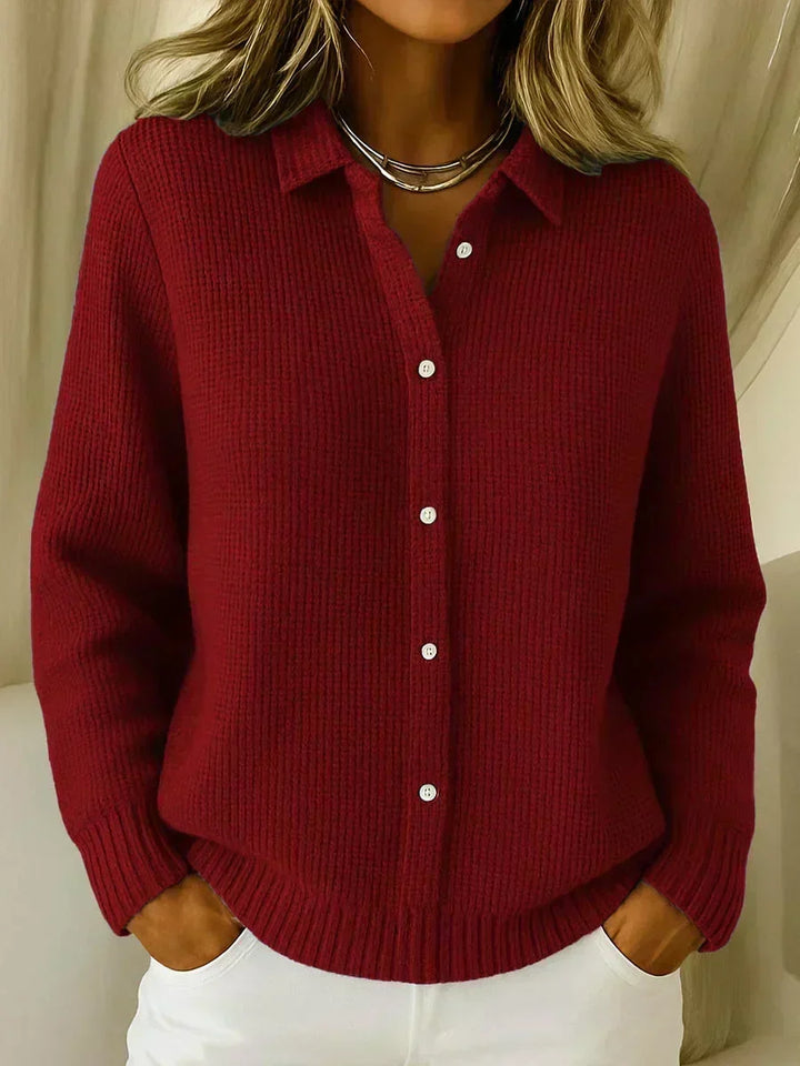 Carmela | Struktureret cardigan med knapper