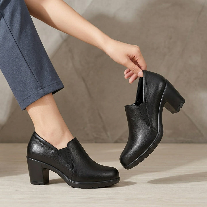 Millie | Loafers med blokhæl