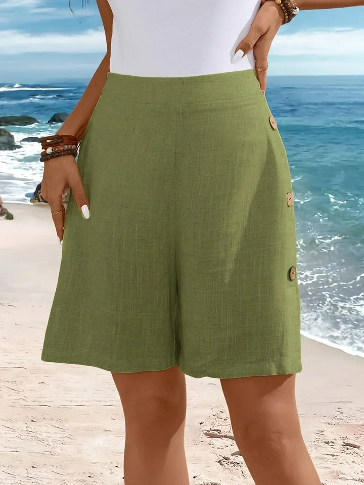 WHITNEY™ - LETTE ÅNDBARE SOMMERSHORTS MED FLOT FALD