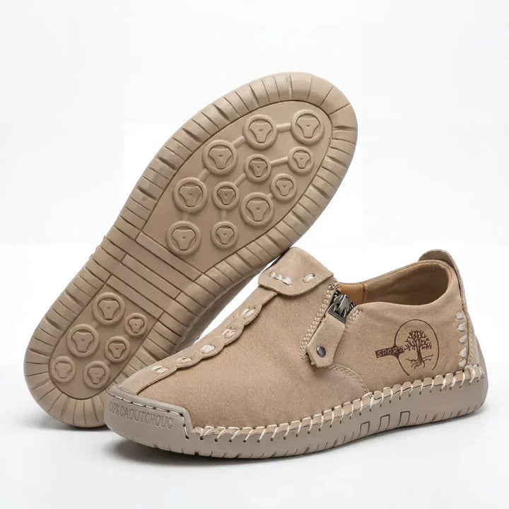 Florence | Polstrede loafers med lynlås