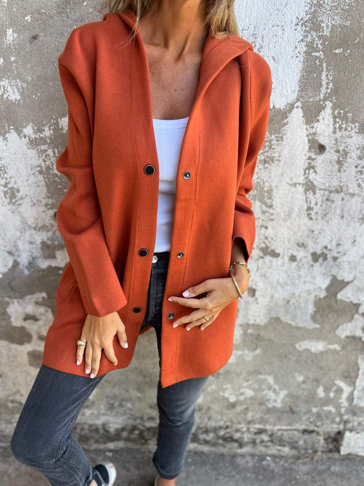Lykke – Blød cardigan med hætte