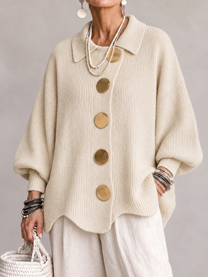 Ardelle™ | Oversized cardigan med krave