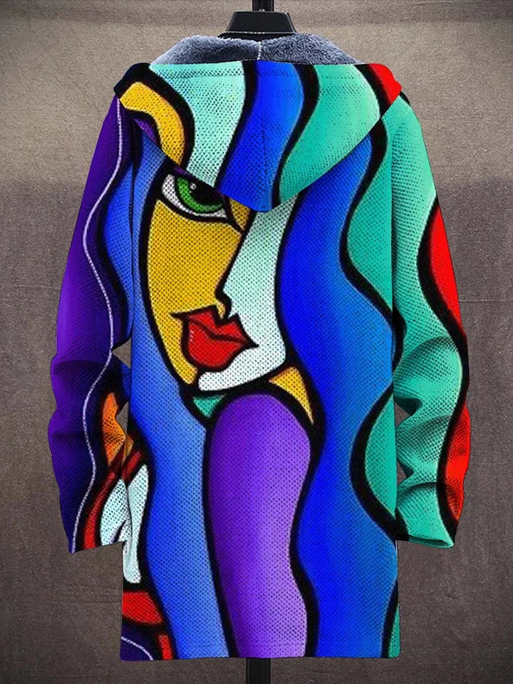 Allira™ | Luksuriøs cardigan med kunstnerisk inspiration