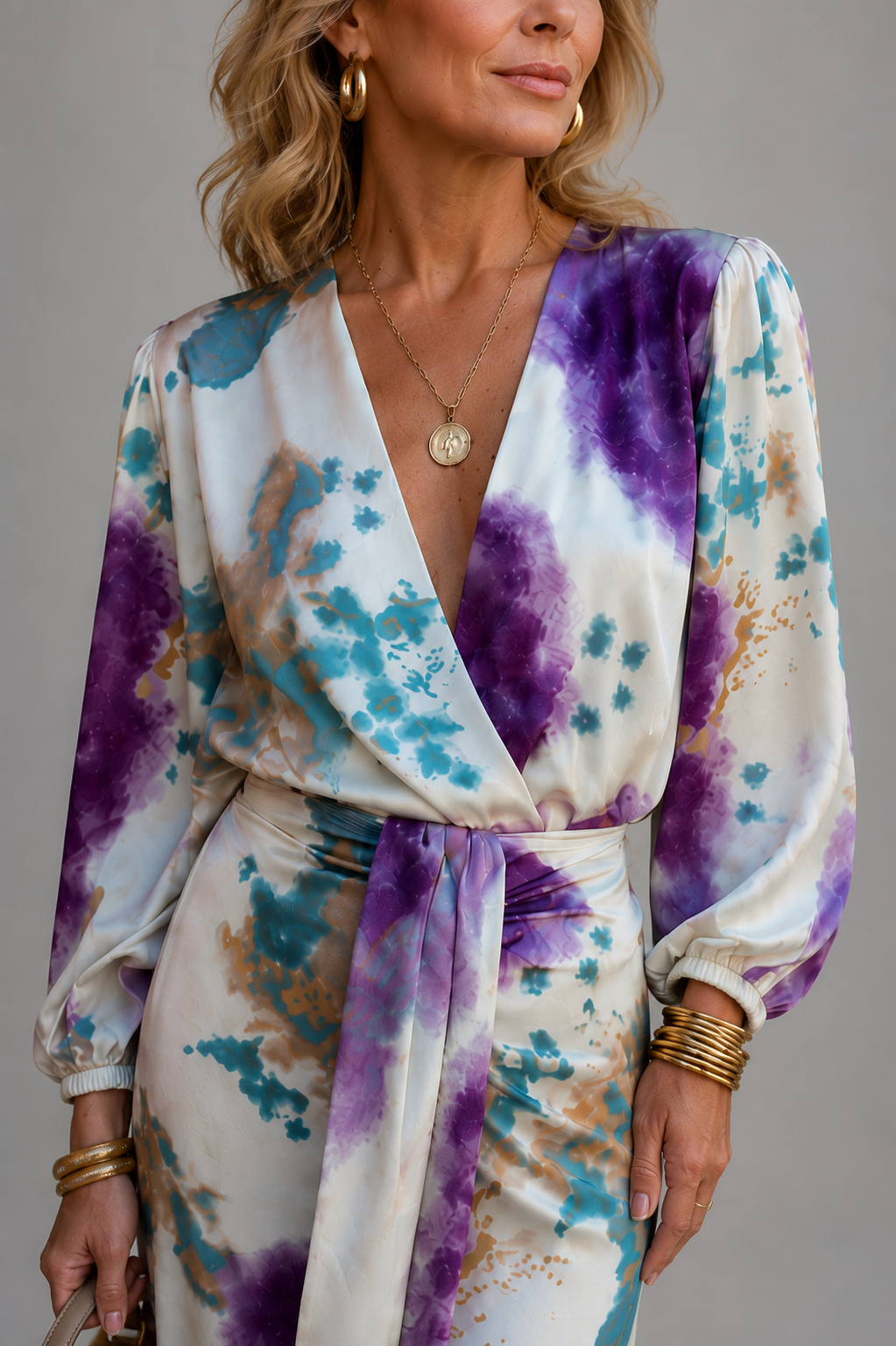 Francine | Batik-sæt med maxinederdel og top