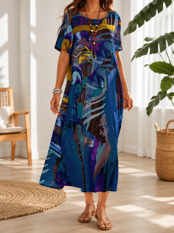 Guinevere | Midikjole i chiffon