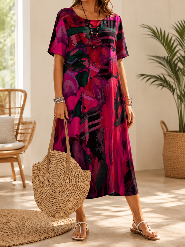 Guinevere | Midikjole i chiffon