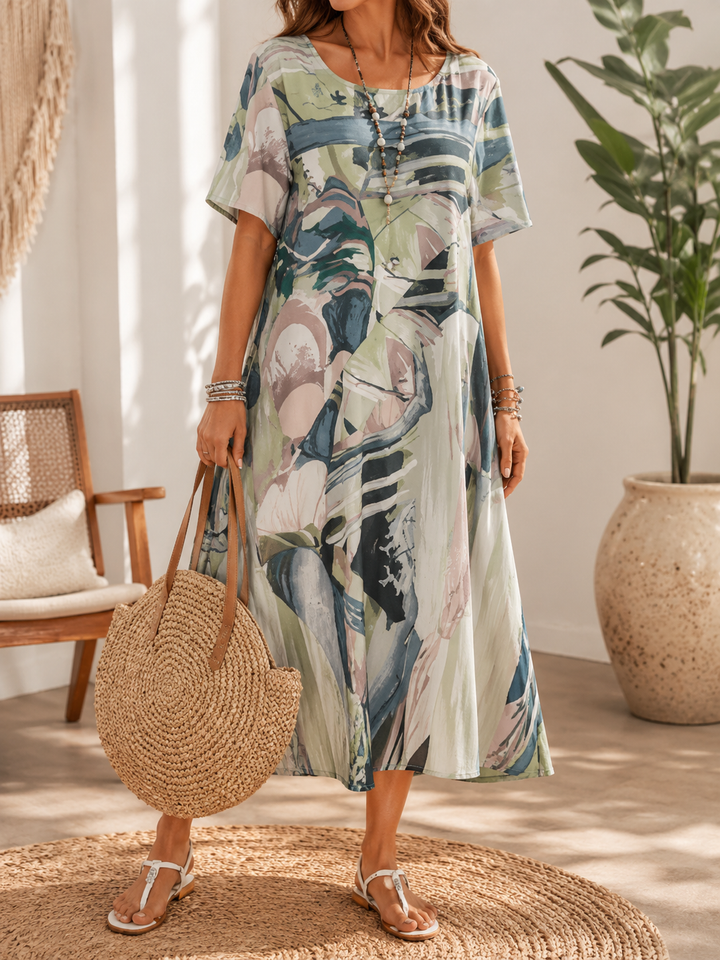 Guinevere | Midikjole i chiffon
